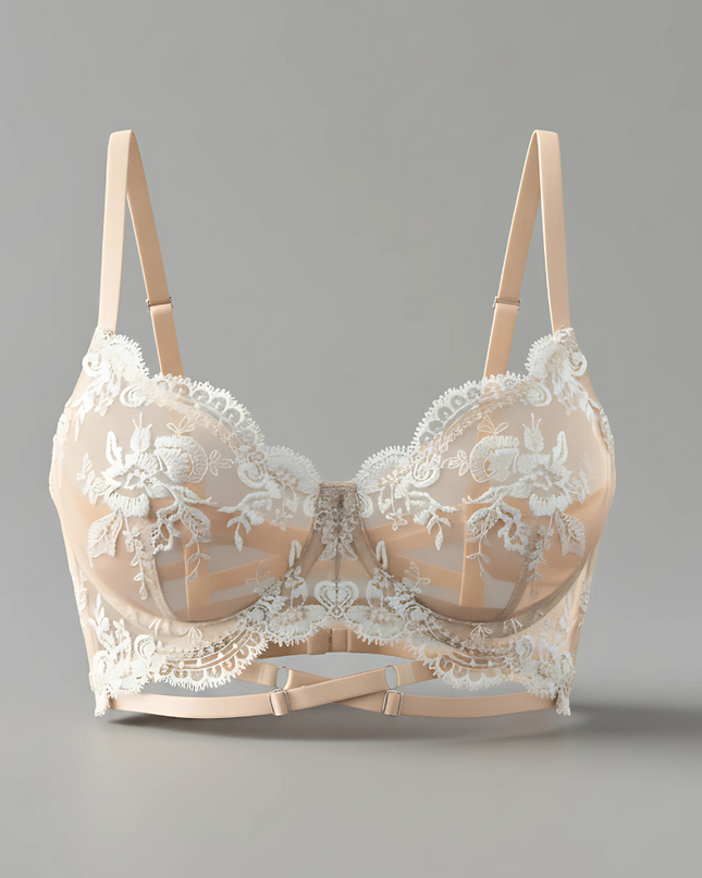 Ivory Blossom - Bügel BH