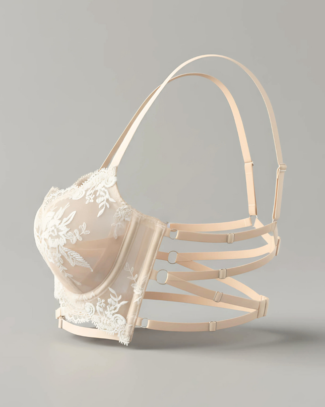 Ivory Blossom - Bügel BH
