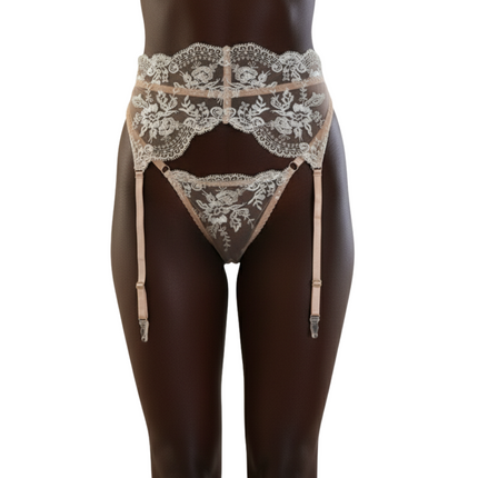 Ivory Blossom - Strumpfhalter
