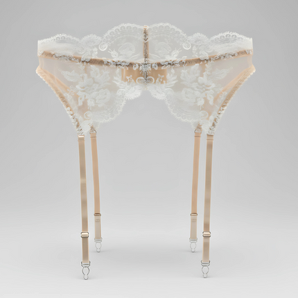 Ivory Blossom - Strumpfhalter
