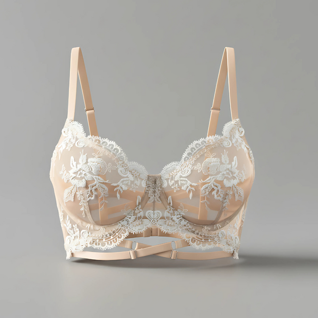 Ivory Blossom - Bügel BH