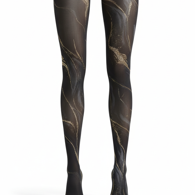 Marble Muse - Garter Belt with Stockings