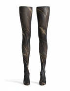 Marble Muse - Garter Belt with Stockings