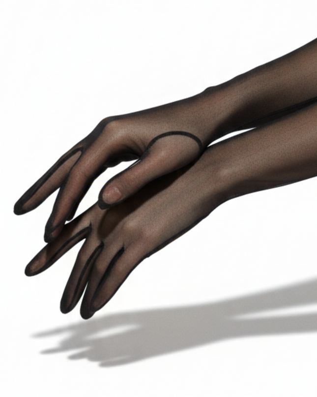 Handschue Halbtransparente