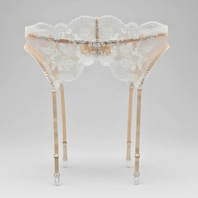 Ivory Blossom - Strumpfhalter