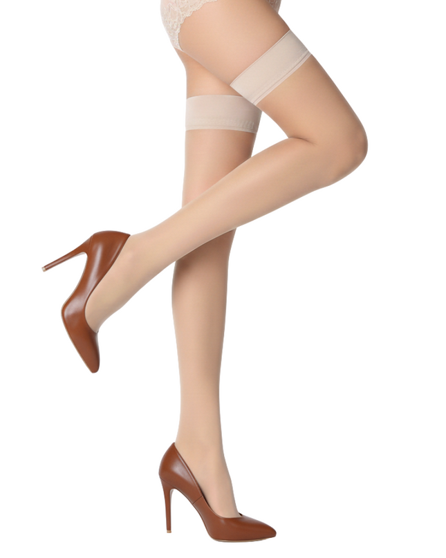 Overkneestrümpfe Klassik - Nude