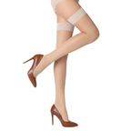 Hold-up stockings - Lace Black