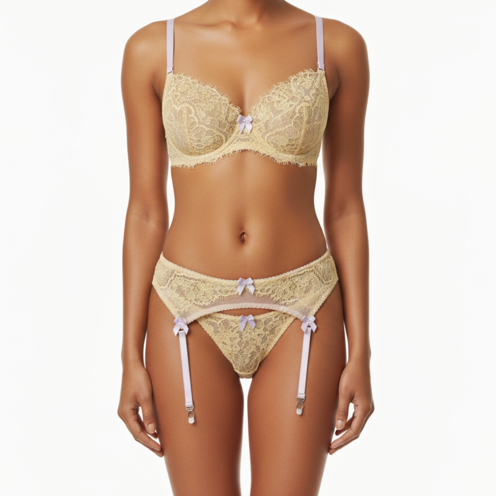 Scarlet Flame - Garter Set