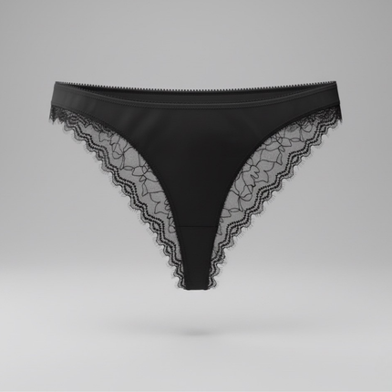Pure Adonis Black - Brazilian Tanga