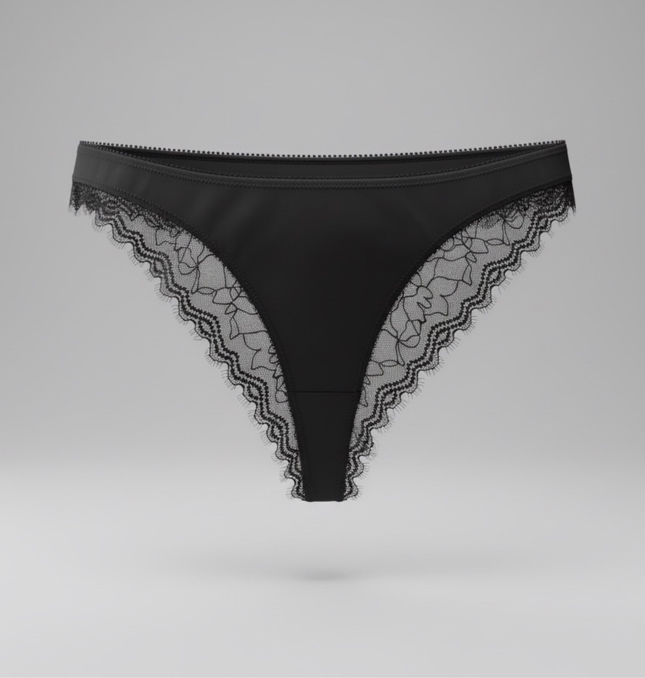 Pure Adonis Black - Brazilian Tanga