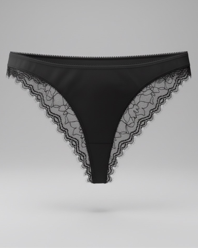 Pure Adonis Black - Brazilian Tanga