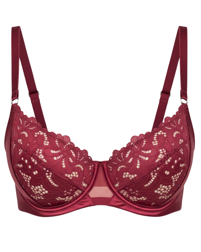 Bordeaux Nr 7 - Bügel BH